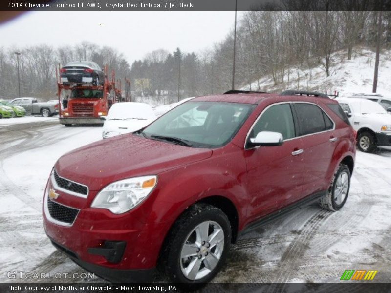 Crystal Red Tintcoat / Jet Black 2014 Chevrolet Equinox LT AWD