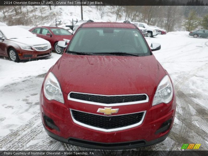 Crystal Red Tintcoat / Jet Black 2014 Chevrolet Equinox LT AWD