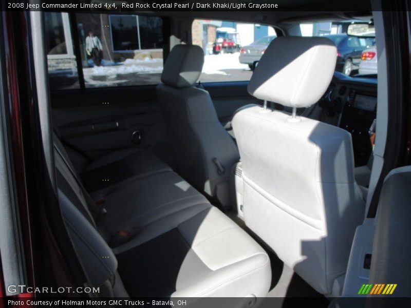 Red Rock Crystal Pearl / Dark Khaki/Light Graystone 2008 Jeep Commander Limited 4x4