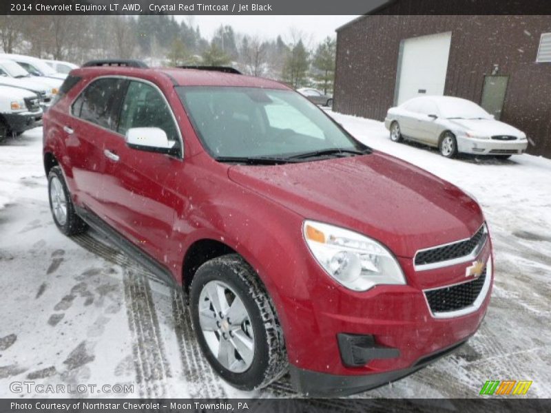 Crystal Red Tintcoat / Jet Black 2014 Chevrolet Equinox LT AWD