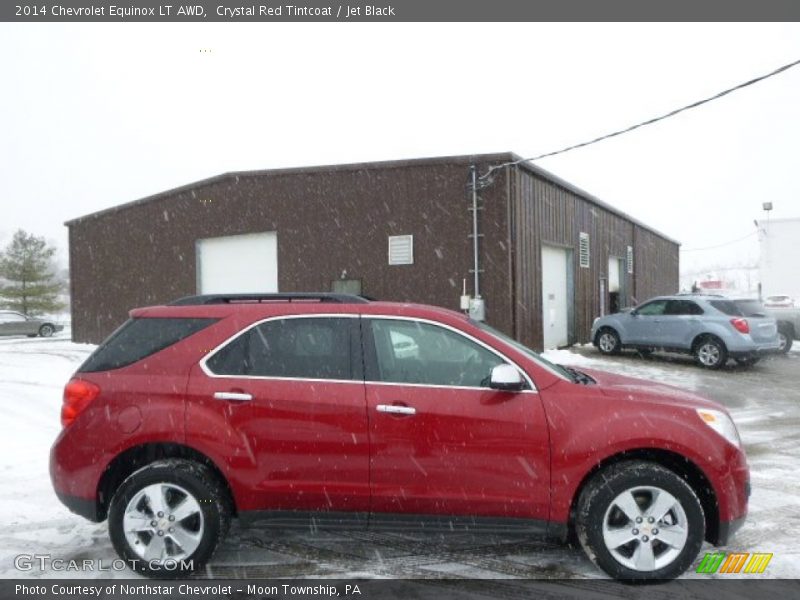 Crystal Red Tintcoat / Jet Black 2014 Chevrolet Equinox LT AWD