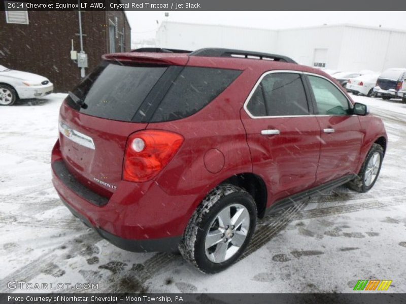 Crystal Red Tintcoat / Jet Black 2014 Chevrolet Equinox LT AWD