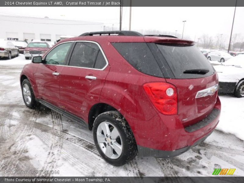 Crystal Red Tintcoat / Jet Black 2014 Chevrolet Equinox LT AWD