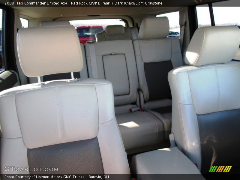 Red Rock Crystal Pearl / Dark Khaki/Light Graystone 2008 Jeep Commander Limited 4x4