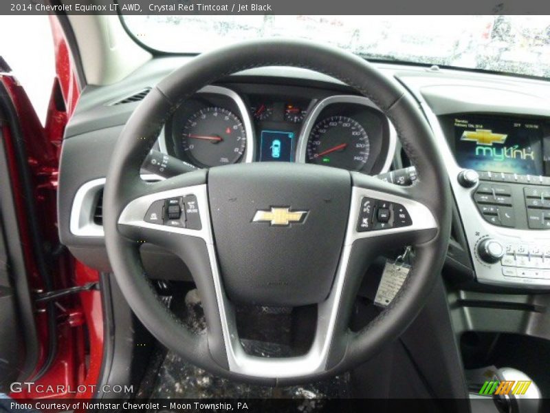 Crystal Red Tintcoat / Jet Black 2014 Chevrolet Equinox LT AWD