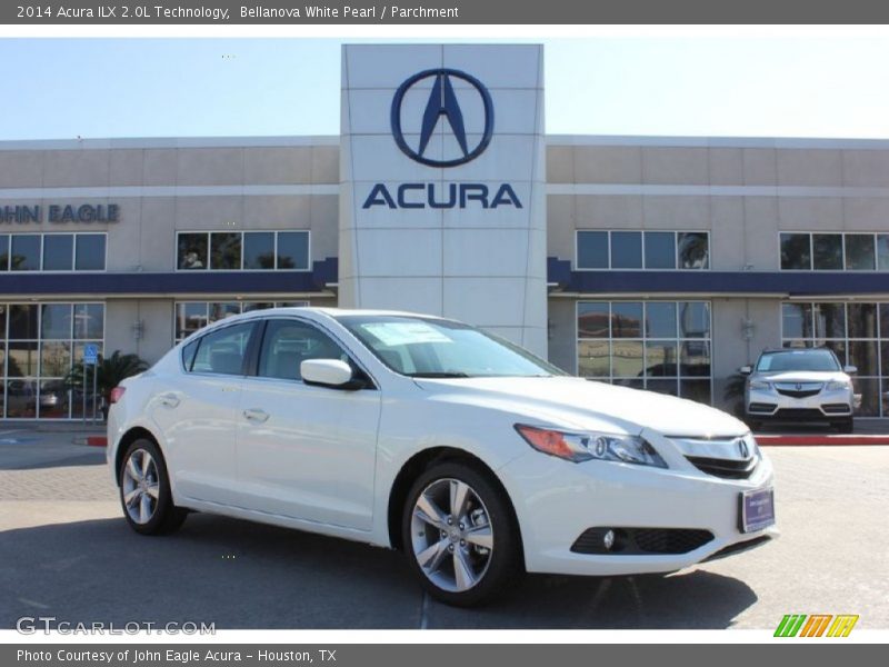 Bellanova White Pearl / Parchment 2014 Acura ILX 2.0L Technology