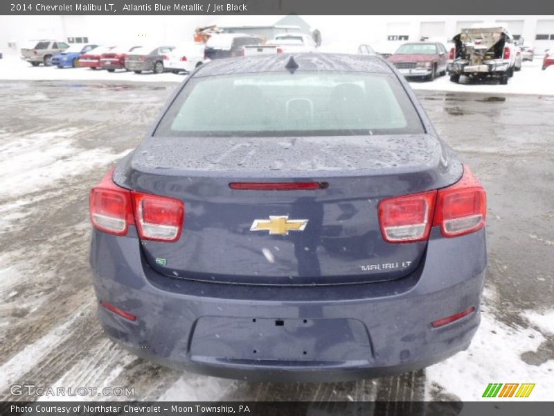 Atlantis Blue Metallic / Jet Black 2014 Chevrolet Malibu LT