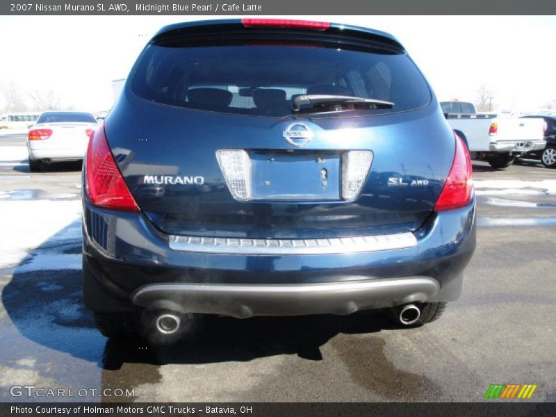 Midnight Blue Pearl / Cafe Latte 2007 Nissan Murano SL AWD