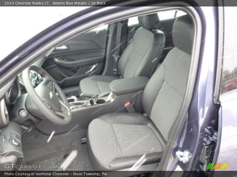 Atlantis Blue Metallic / Jet Black 2014 Chevrolet Malibu LT