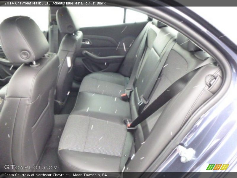 Atlantis Blue Metallic / Jet Black 2014 Chevrolet Malibu LT