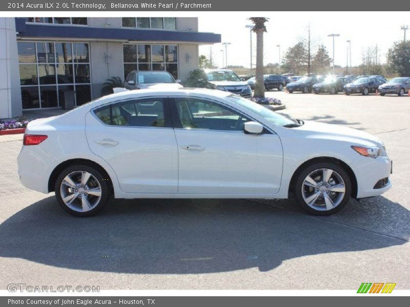 Bellanova White Pearl / Parchment 2014 Acura ILX 2.0L Technology