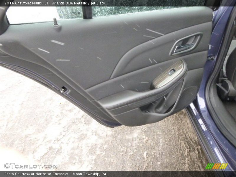 Atlantis Blue Metallic / Jet Black 2014 Chevrolet Malibu LT