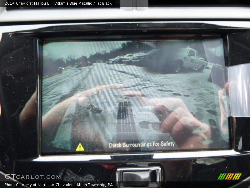 Atlantis Blue Metallic / Jet Black 2014 Chevrolet Malibu LT