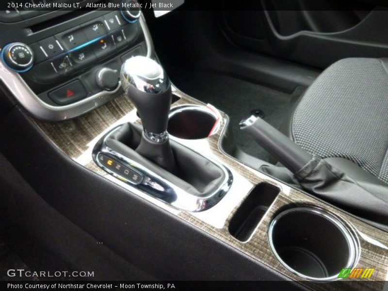 Atlantis Blue Metallic / Jet Black 2014 Chevrolet Malibu LT