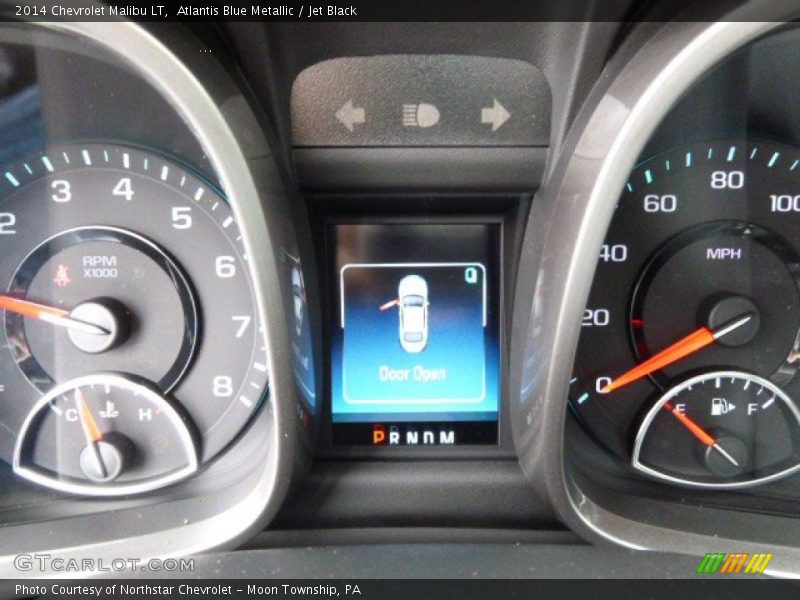 Atlantis Blue Metallic / Jet Black 2014 Chevrolet Malibu LT