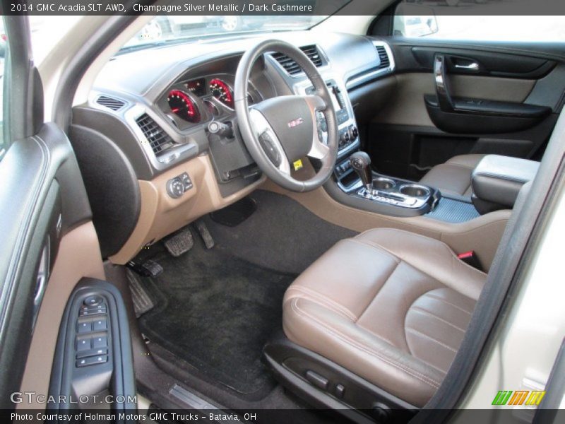 2014 Acadia SLT AWD Dark Cashmere Interior
