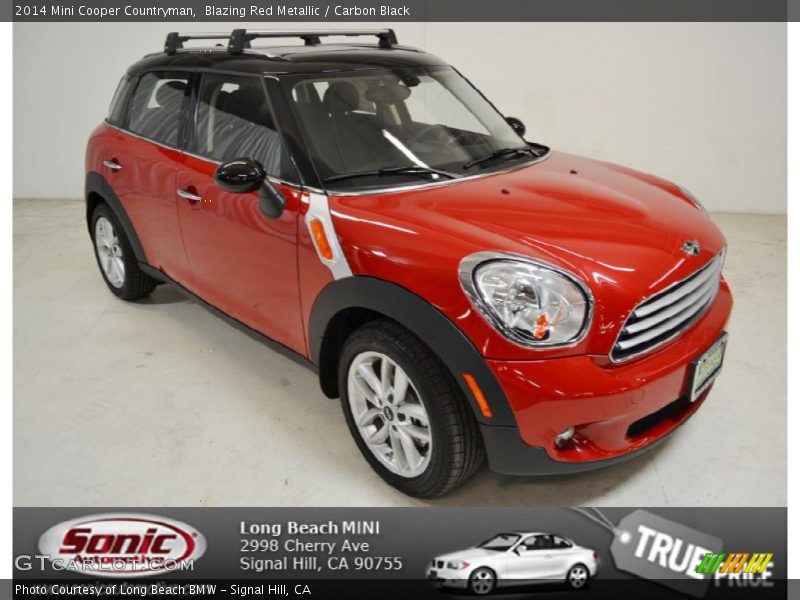 Blazing Red Metallic / Carbon Black 2014 Mini Cooper Countryman