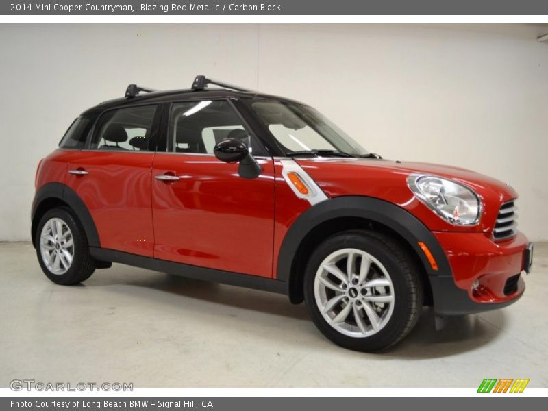 Blazing Red Metallic / Carbon Black 2014 Mini Cooper Countryman