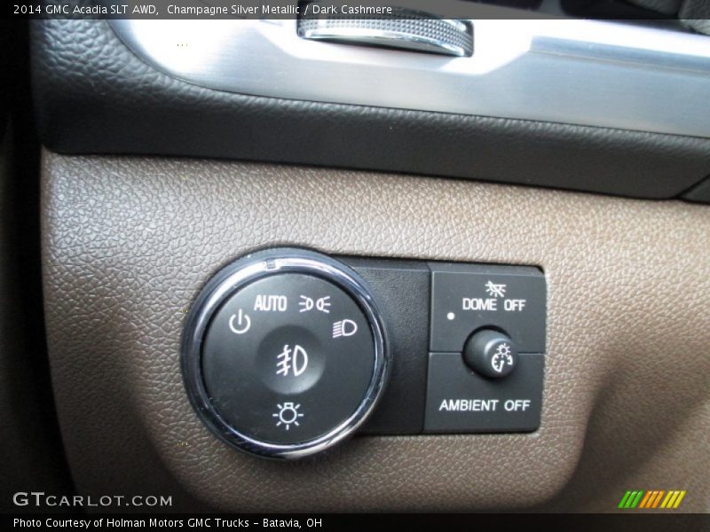 Controls of 2014 Acadia SLT AWD