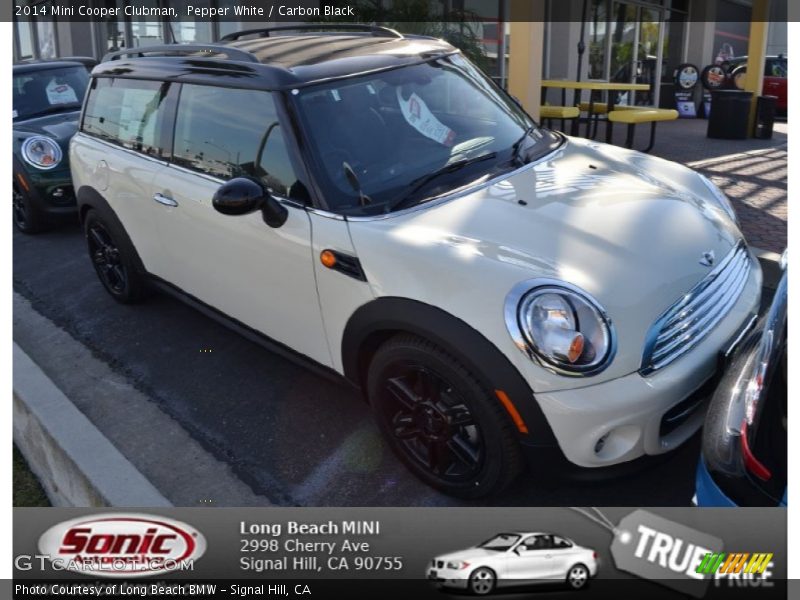 Pepper White / Carbon Black 2014 Mini Cooper Clubman