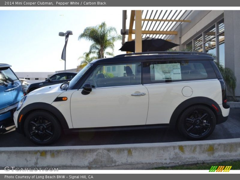 Pepper White / Carbon Black 2014 Mini Cooper Clubman
