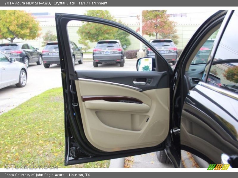 Crystal Black Pearl / Parchment 2014 Acura MDX SH-AWD
