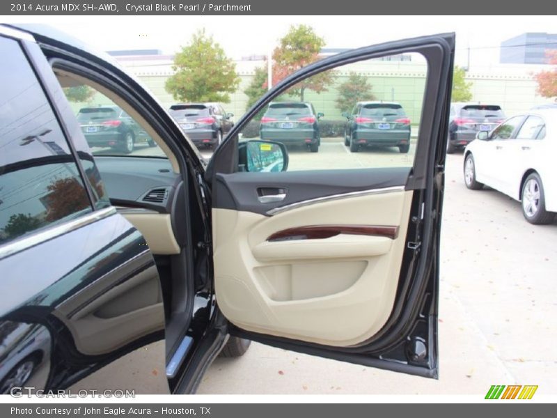 Crystal Black Pearl / Parchment 2014 Acura MDX SH-AWD