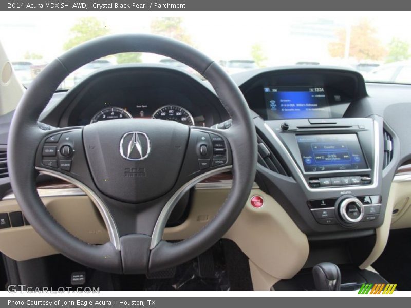 Crystal Black Pearl / Parchment 2014 Acura MDX SH-AWD