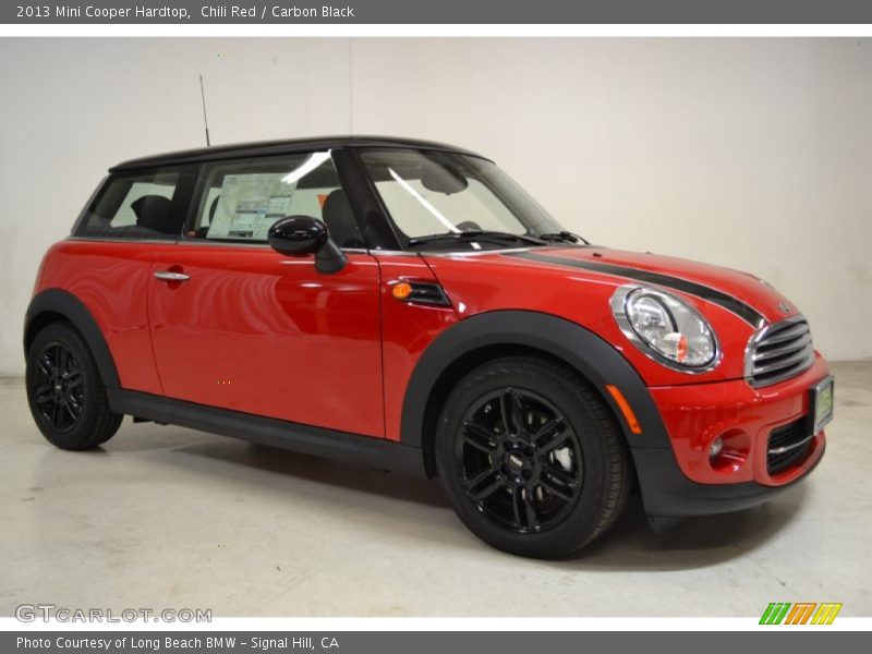 Chili Red / Carbon Black 2013 Mini Cooper Hardtop