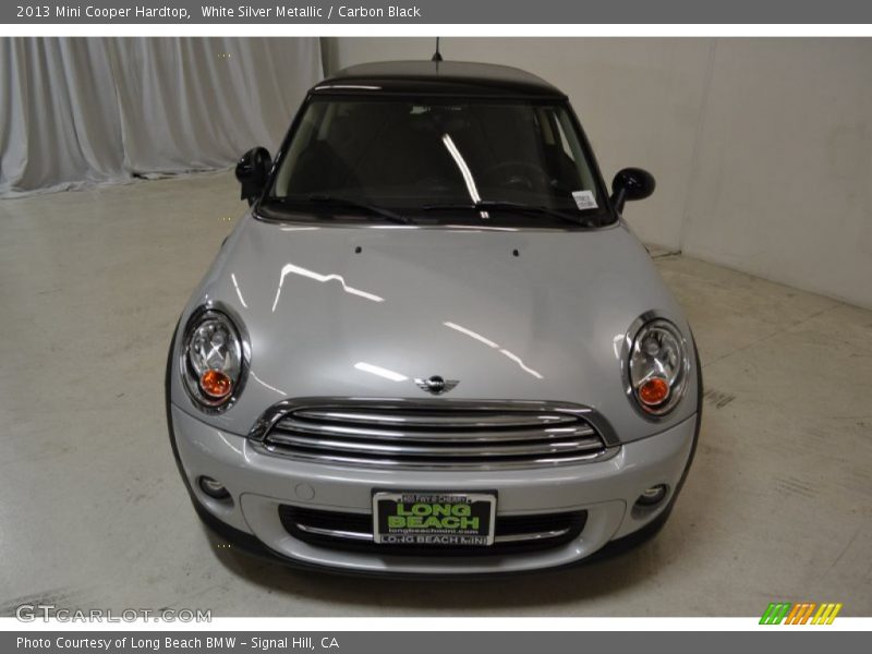 White Silver Metallic / Carbon Black 2013 Mini Cooper Hardtop