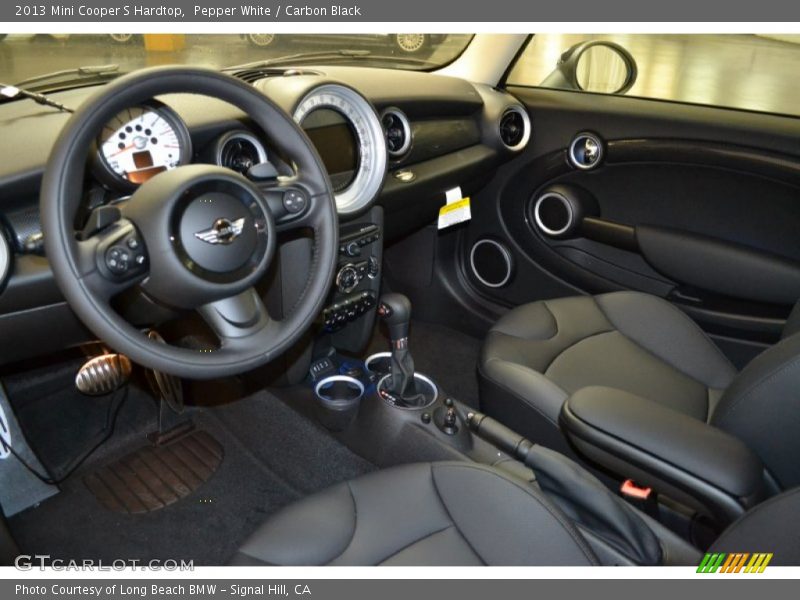 Pepper White / Carbon Black 2013 Mini Cooper S Hardtop