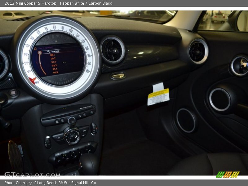 Pepper White / Carbon Black 2013 Mini Cooper S Hardtop