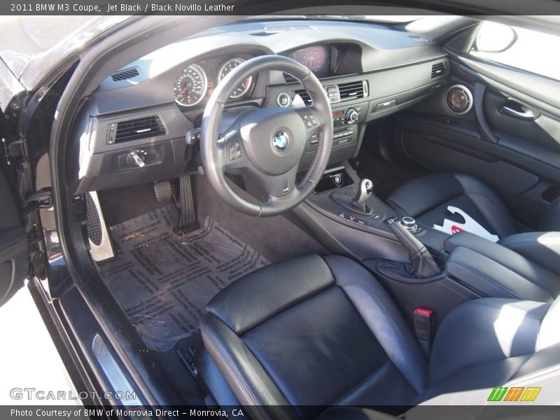 Jet Black / Black Novillo Leather 2011 BMW M3 Coupe