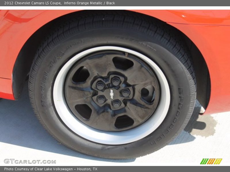 Inferno Orange Metallic / Black 2012 Chevrolet Camaro LS Coupe