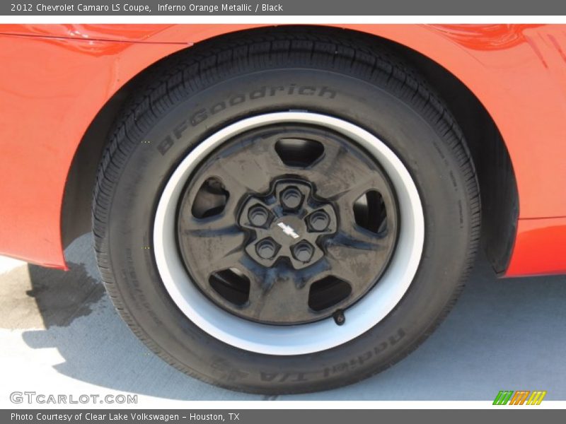Inferno Orange Metallic / Black 2012 Chevrolet Camaro LS Coupe