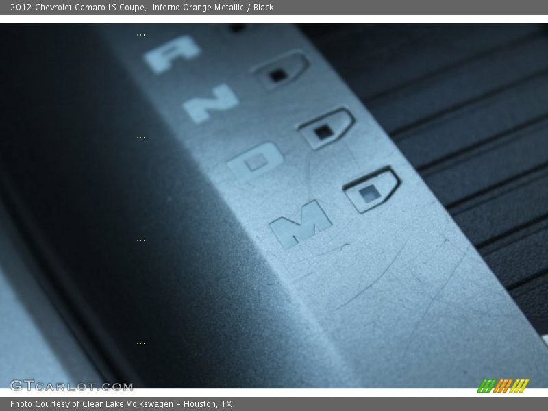 Inferno Orange Metallic / Black 2012 Chevrolet Camaro LS Coupe