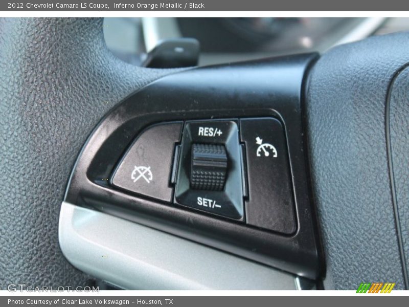 Inferno Orange Metallic / Black 2012 Chevrolet Camaro LS Coupe