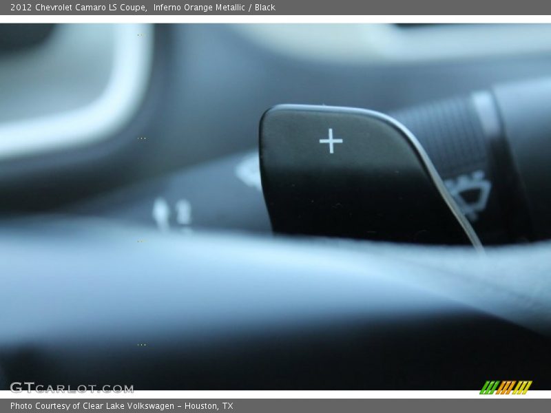 Inferno Orange Metallic / Black 2012 Chevrolet Camaro LS Coupe