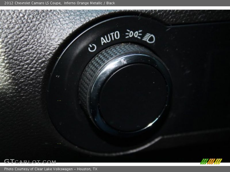 Inferno Orange Metallic / Black 2012 Chevrolet Camaro LS Coupe
