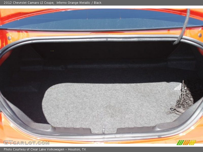 Inferno Orange Metallic / Black 2012 Chevrolet Camaro LS Coupe