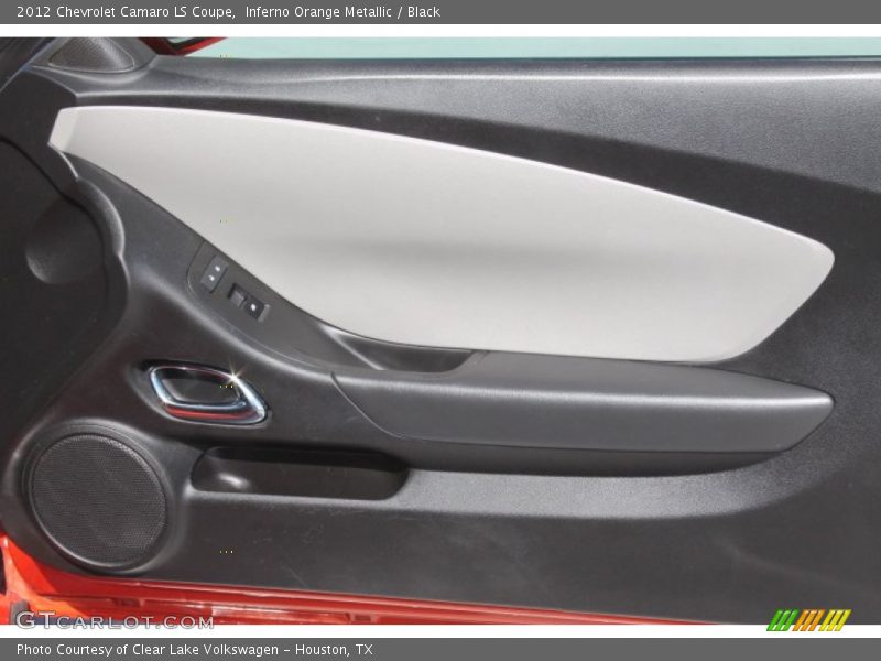 Inferno Orange Metallic / Black 2012 Chevrolet Camaro LS Coupe