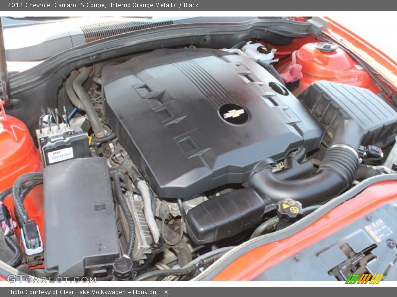 Inferno Orange Metallic / Black 2012 Chevrolet Camaro LS Coupe