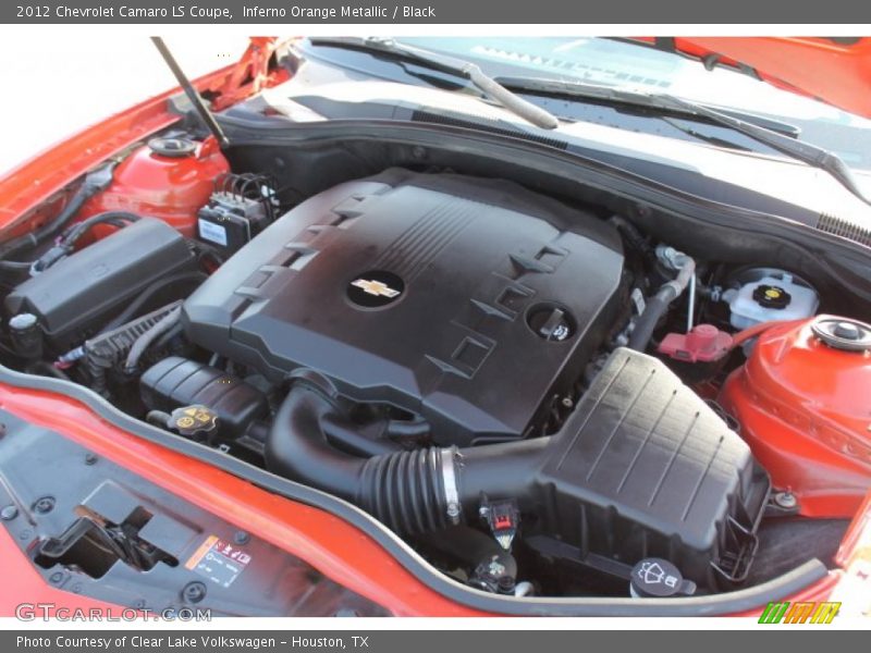 Inferno Orange Metallic / Black 2012 Chevrolet Camaro LS Coupe