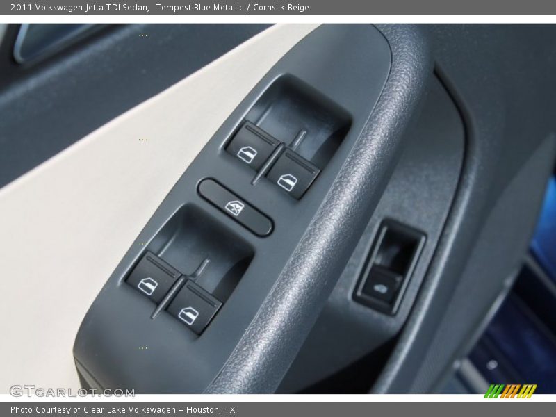 Tempest Blue Metallic / Cornsilk Beige 2011 Volkswagen Jetta TDI Sedan