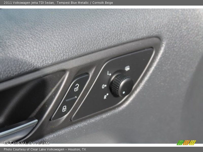 Tempest Blue Metallic / Cornsilk Beige 2011 Volkswagen Jetta TDI Sedan