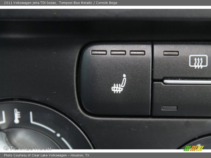 Tempest Blue Metallic / Cornsilk Beige 2011 Volkswagen Jetta TDI Sedan