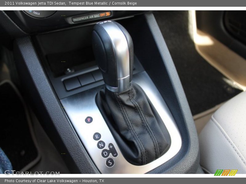 Tempest Blue Metallic / Cornsilk Beige 2011 Volkswagen Jetta TDI Sedan