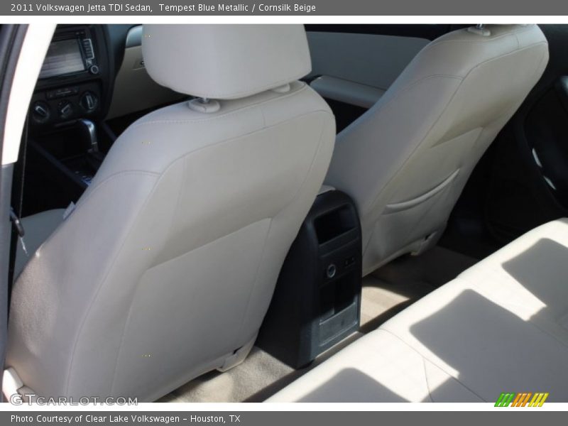 Tempest Blue Metallic / Cornsilk Beige 2011 Volkswagen Jetta TDI Sedan