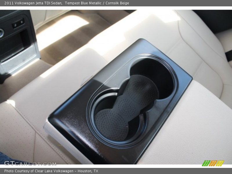 Tempest Blue Metallic / Cornsilk Beige 2011 Volkswagen Jetta TDI Sedan