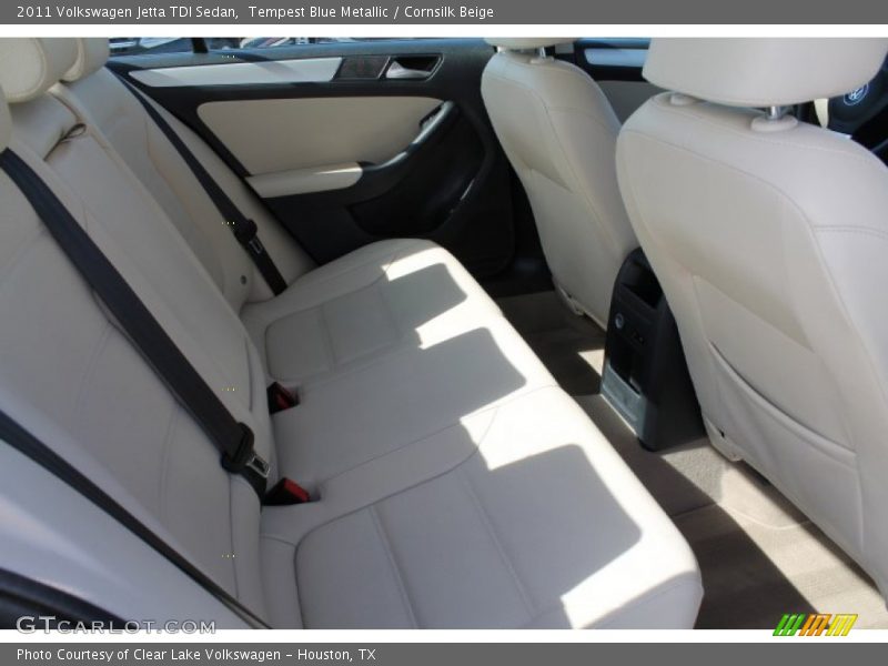 Tempest Blue Metallic / Cornsilk Beige 2011 Volkswagen Jetta TDI Sedan
